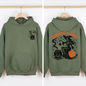 Season of the Witch, Halloween, Front and Back, Spooky, Graphic Hoodie, Hooded Sweatshirt