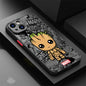 Cartoon Marvel Groot Spiderman Case Phone
