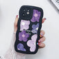 Flower Candy Color Silicone Soft Cover Phone Case