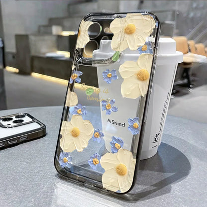 Flower Pattern Exquisite Back Cover Phone Case