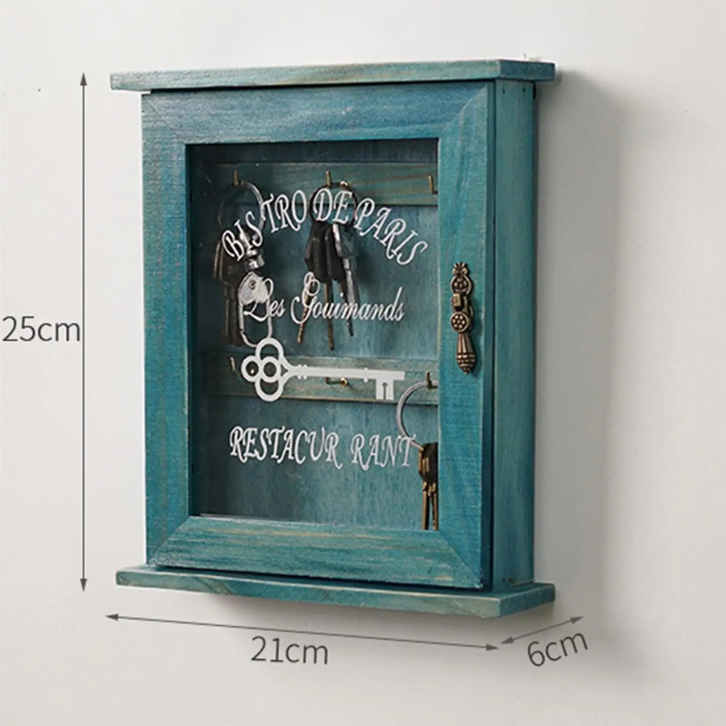Key Holder Wall Hanging Entryway Key Storage Shelf for Dorm Basement Kitchen
