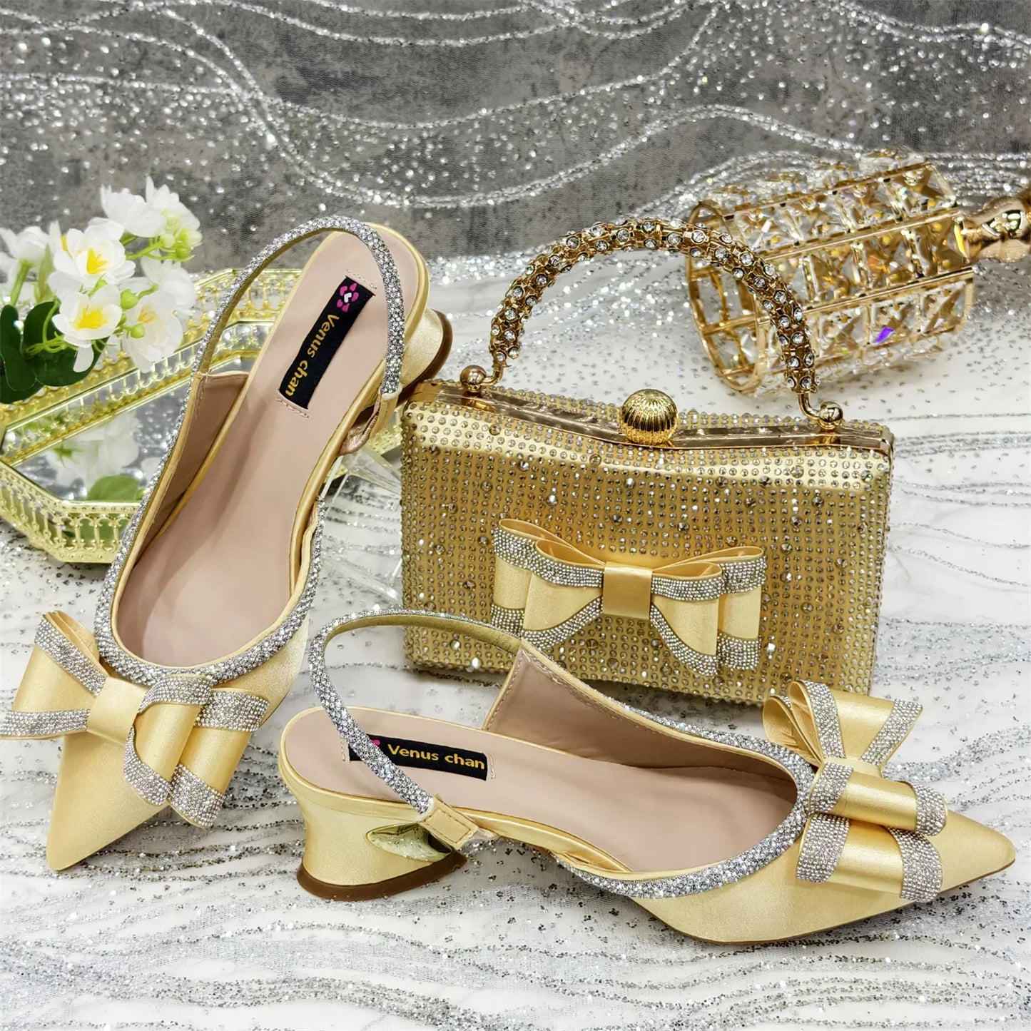 Lastest Italian Ladies Shoes with Matching Bag Set HTR1-3