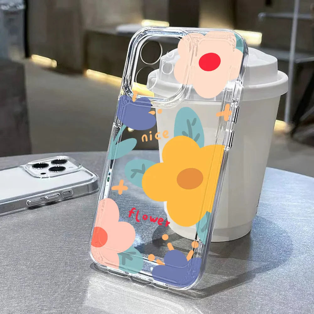 Stylish Oil Painting Flower Phone Case