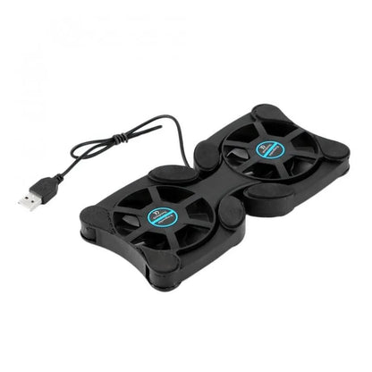 Foldable Radiator Laptop Cooling Pad Computer Accessories USB Mini Laptop Portable Dual Fan Stand