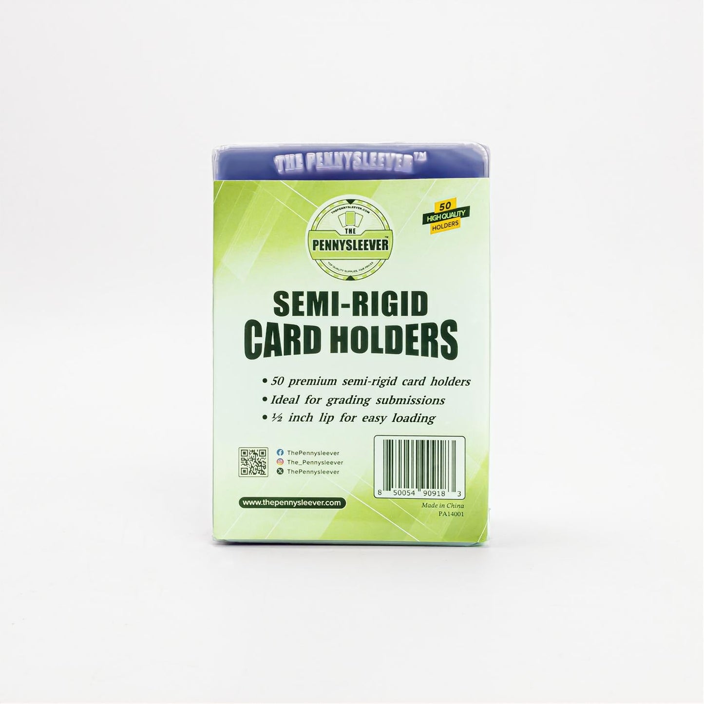 Semi-Rigid Card Holder #1 (3⁵⁄₁₆'' x 4⁷⁄₈'') (50 count)