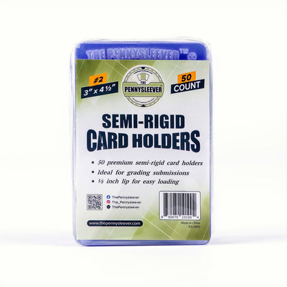 Semi-Rigid Card Holder #2 (3'' x 4¹⁄₂'') (50 count)