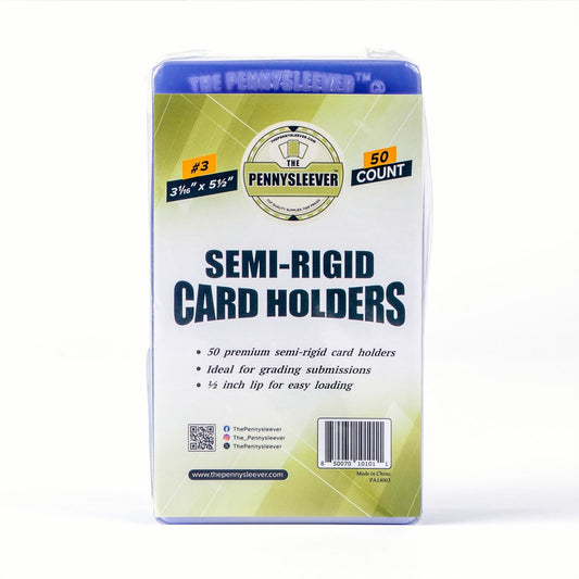 Semi-Rigid Card Holder #3 (3¹⁄₁₆'' x 5¹⁄₂'') (50 count)