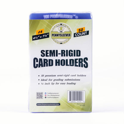Semi-Rigid Card Holder #4 (4¹⁄₂'' x 7¹⁄₈'') (50 count)