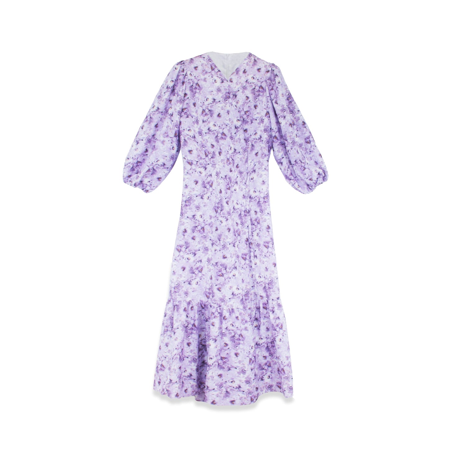 FLORAL WRAP DRESS
