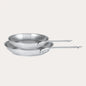 2 stainless steel Frying pans Set