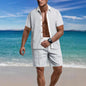 2025 Summer Hot Selling New Men's Casual Versatile beach shorts set