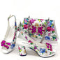 Lastest Italian Ladies Shoes with Matching Bag Set HMA1-4