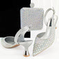 Lastest Italian Design Ladies Shoes with Matching Bag Set HZS1-1