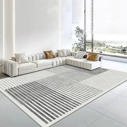Modern Minimalist Geometric Patterned Living Room Bedroom Rugs Soft Texture Anti-Slip Stylish Home Floor Decor