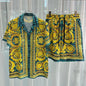 Vintage Luxury two piece beach shorts set
