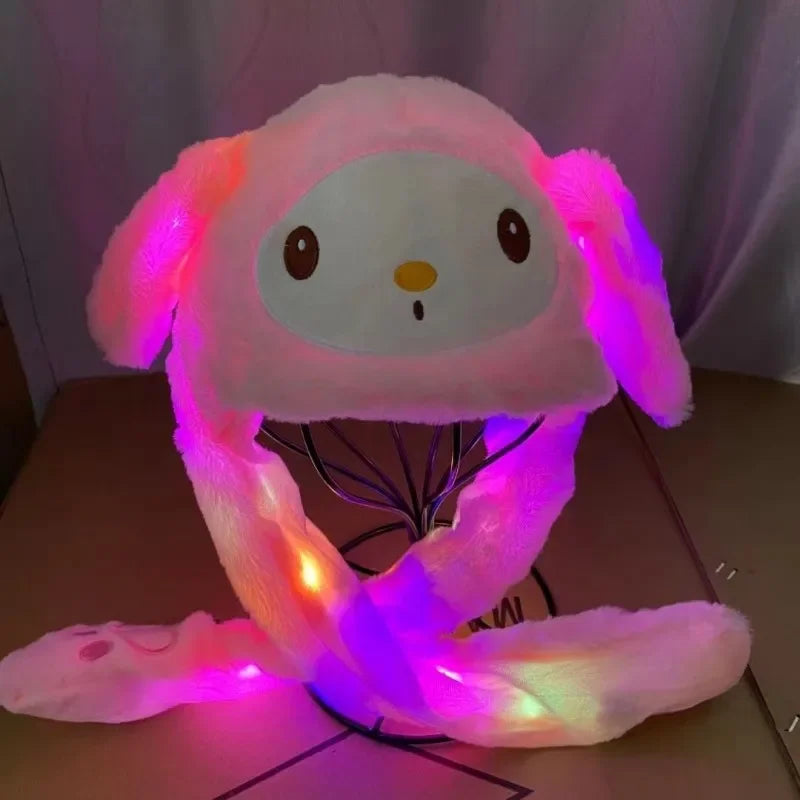 Glow-in-the-Dark Kuromi Plush Cap