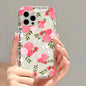 Flower Clear Cover Soft Fundas Phone Case