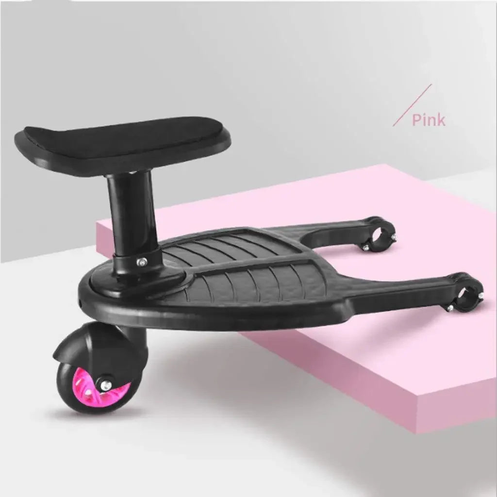 Baby Stroller Accessories, Universal Comfort Baby Stroller Pedal Adapter Wheel Type Board, Assisted Trailer, Twin Standing Board