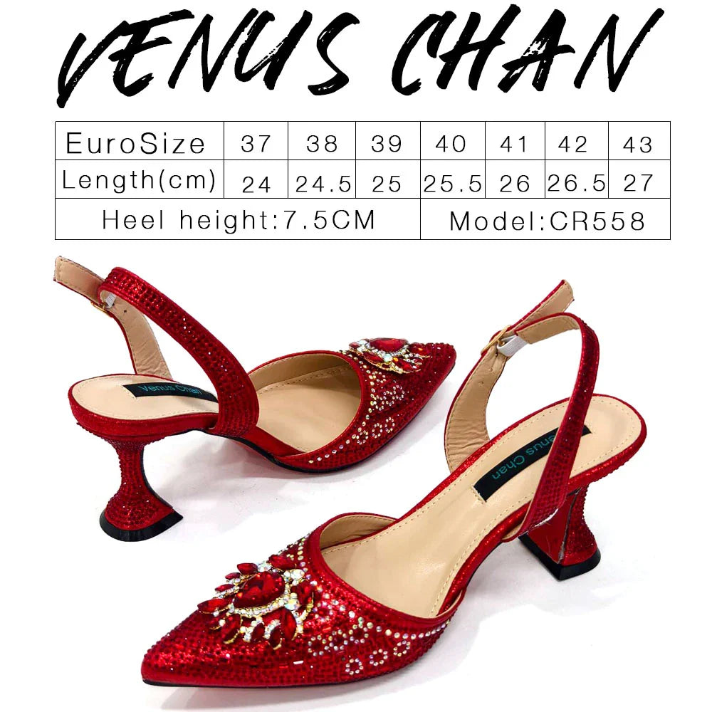 Italian Shoes and Bags Matching Set for Women INS New