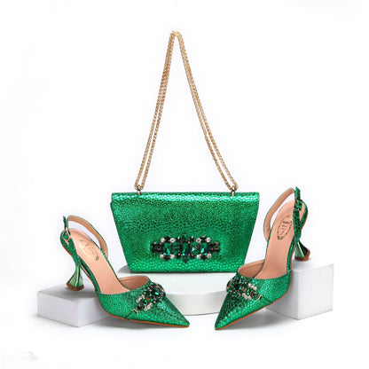 High Quality Style Ladies Shoes And Bags Set HMA1-4