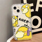 Cartoon Lovely Psyducks Clear Silicone Protective Phone Case