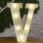 Decorative Letters Alphabet Letter LED Lights Luminous Number Lamp Night Light Wedding Proposal Party Baby Bedroom Decoration