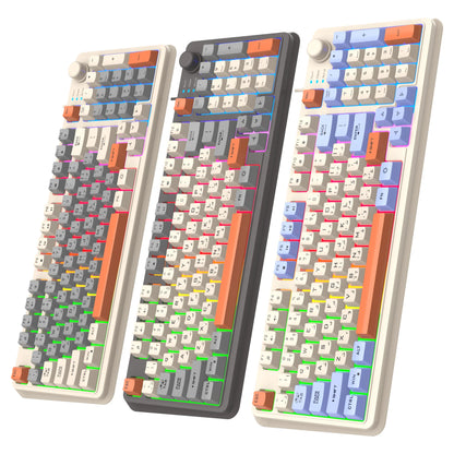 K82 Gaming Gaming Keyboard Glows Wired USB Desktop PC/Notebook Available 19-key punchless knob to adjust volumeK82 Gaming Gaming