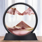7-inch Quicksand Sand View Deep Sea Art Picture Hourglass 3D Dynamic Display Motion Sand Painting Home Office Decoration Gifts