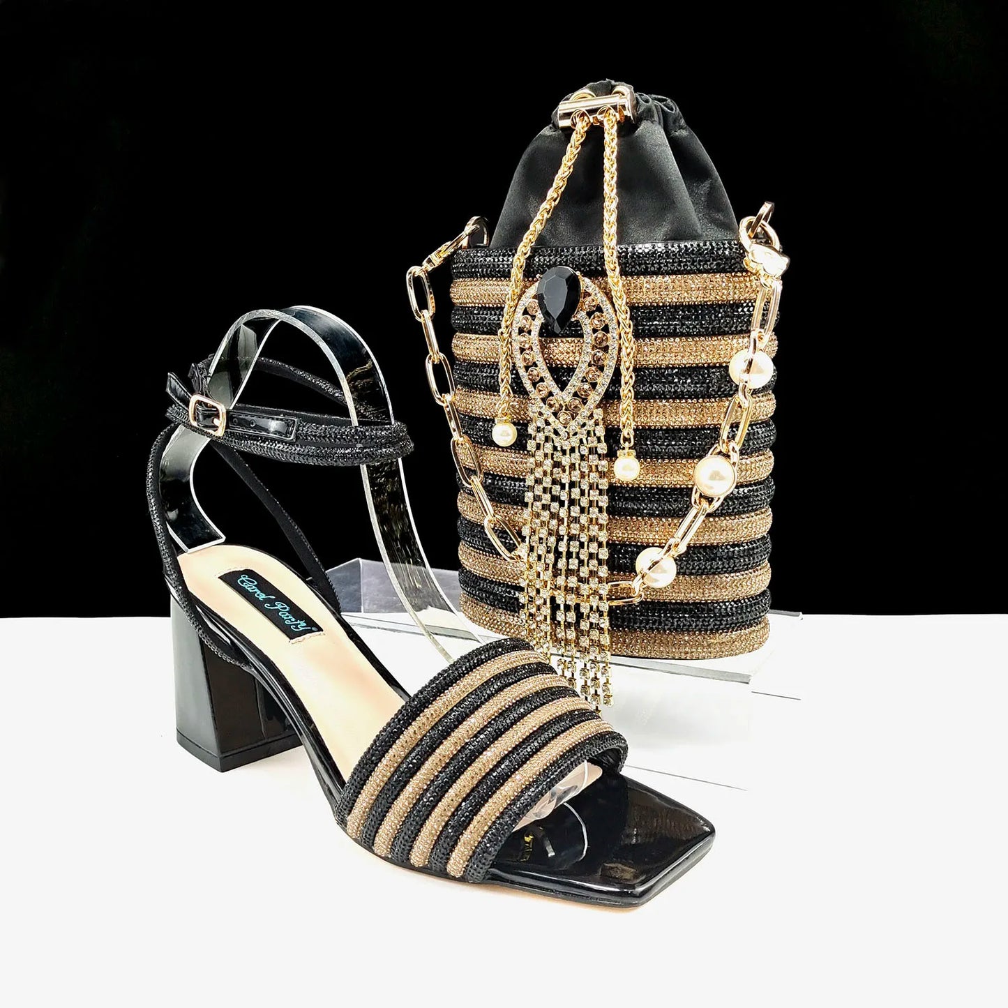 Lastest Italian Design Ladies Shoes with Matching Bag Set  HJJ1-23