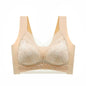 FallSweet Ice Silk Wireless Bra – Seamless Lace Bralette for Comfort