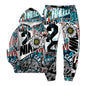 European New Style Letter Hip-hop 3D Digital Printing Fashion Casual Sports Youth Men And Women Hoodie Long Pants 2-Piece Sets