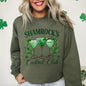 Shamrock's Cocktail Club, St Patrick's Day, Shamrock, Clover, Lucky, Leprechaun Sweatshirt