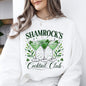 Shamrock's Cocktail Club, St Patrick's Day, Shamrock, Clover, Lucky, Leprechaun Sweatshirt