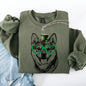 Shiba Inu, Adorable Dog, St Patrick's Day, Lucky, Irish Sweatshirt
