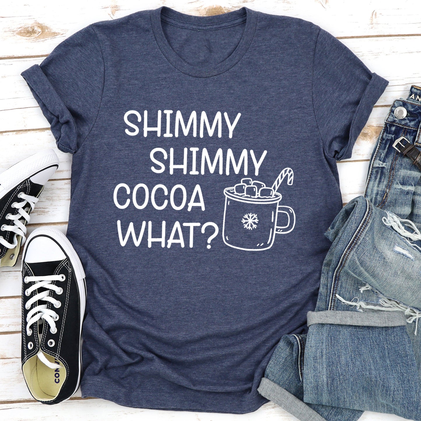 Shimmy Shimmy, Hot Chocolate, Winter, Christmas, Super Soft Tshirt