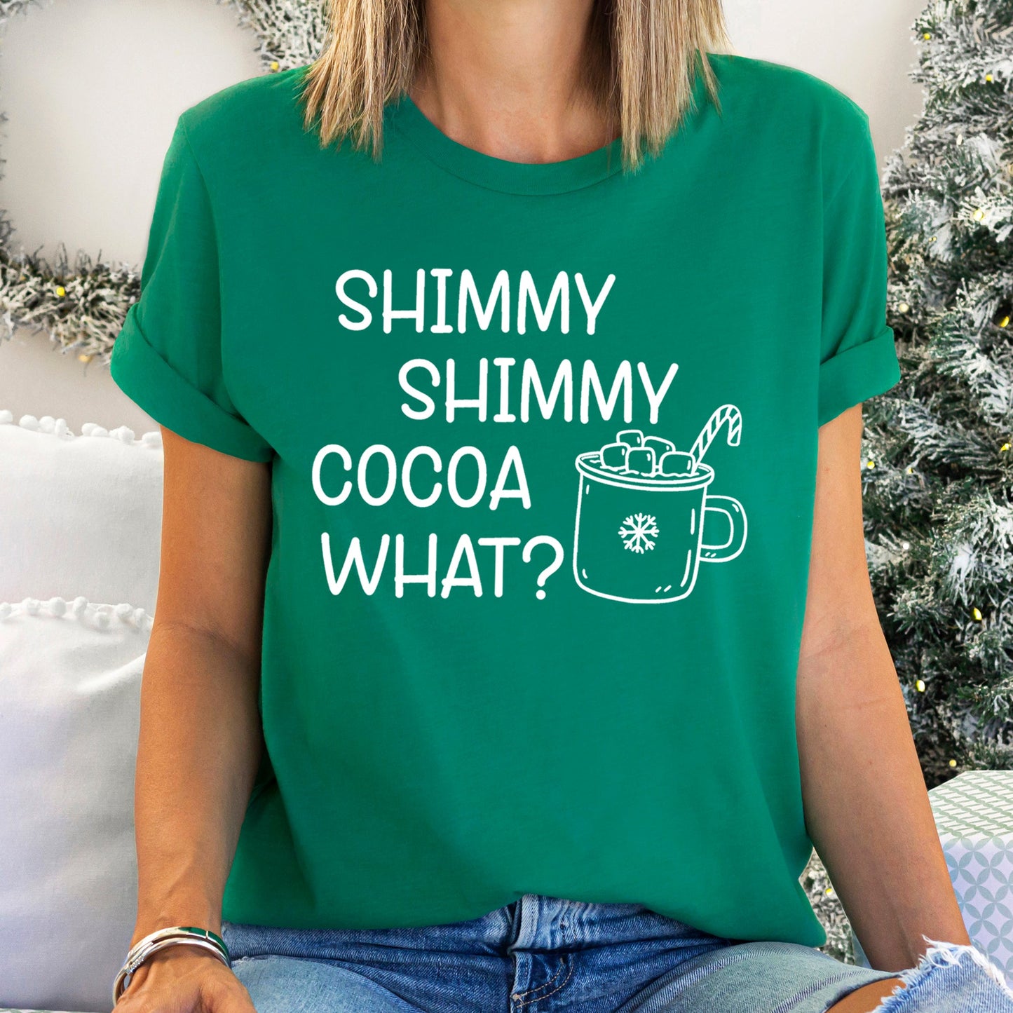 Shimmy Shimmy, Hot Chocolate, Winter, Christmas, Super Soft Tshirt
