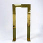 Shiny Gold Mirror Wedding Arch Backdrop Decoration Stands