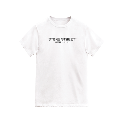 Stone Street Coffee White Tee