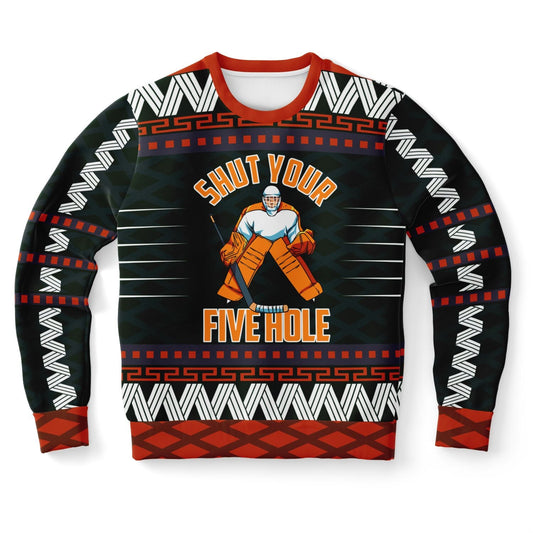 Shut Your Five Hole Christmas Sweatshirt