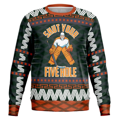 Shut Your Five Hole Christmas Sweatshirt
