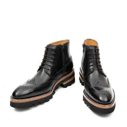 Side - Zipper Martin Boots Black
