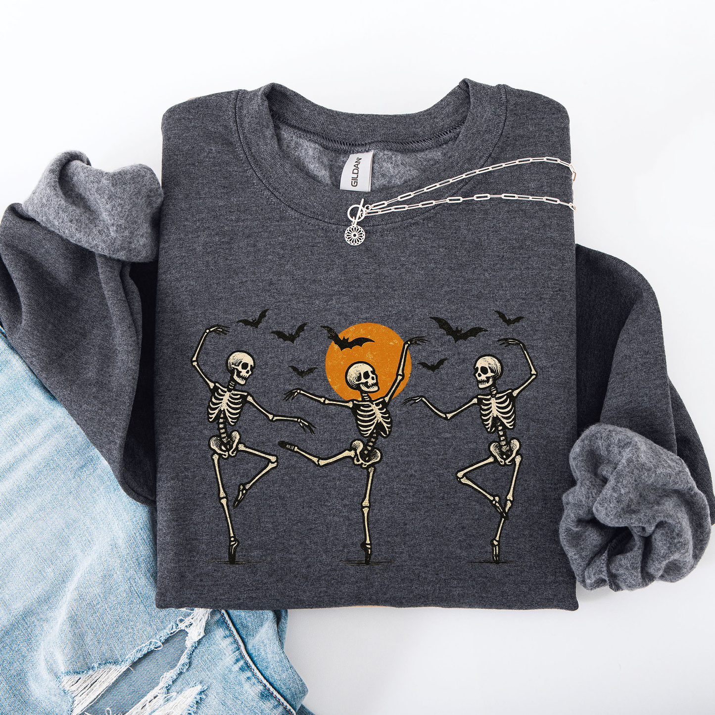 Skeleton Dancers, Halloween, Cute Sweatshirt