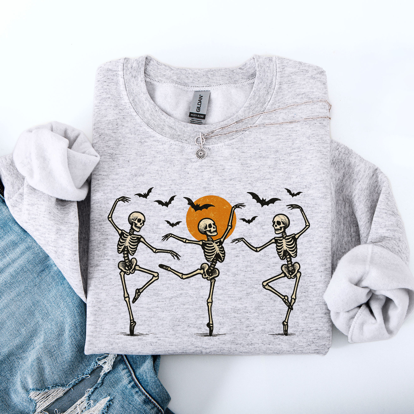 Skeleton Dancers, Halloween, Cute Sweatshirt