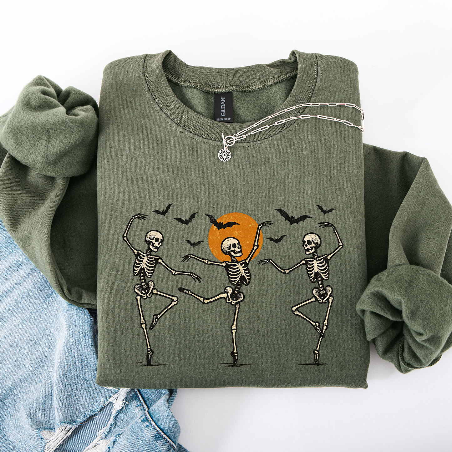 Skeleton Dancers, Halloween, Cute Sweatshirt