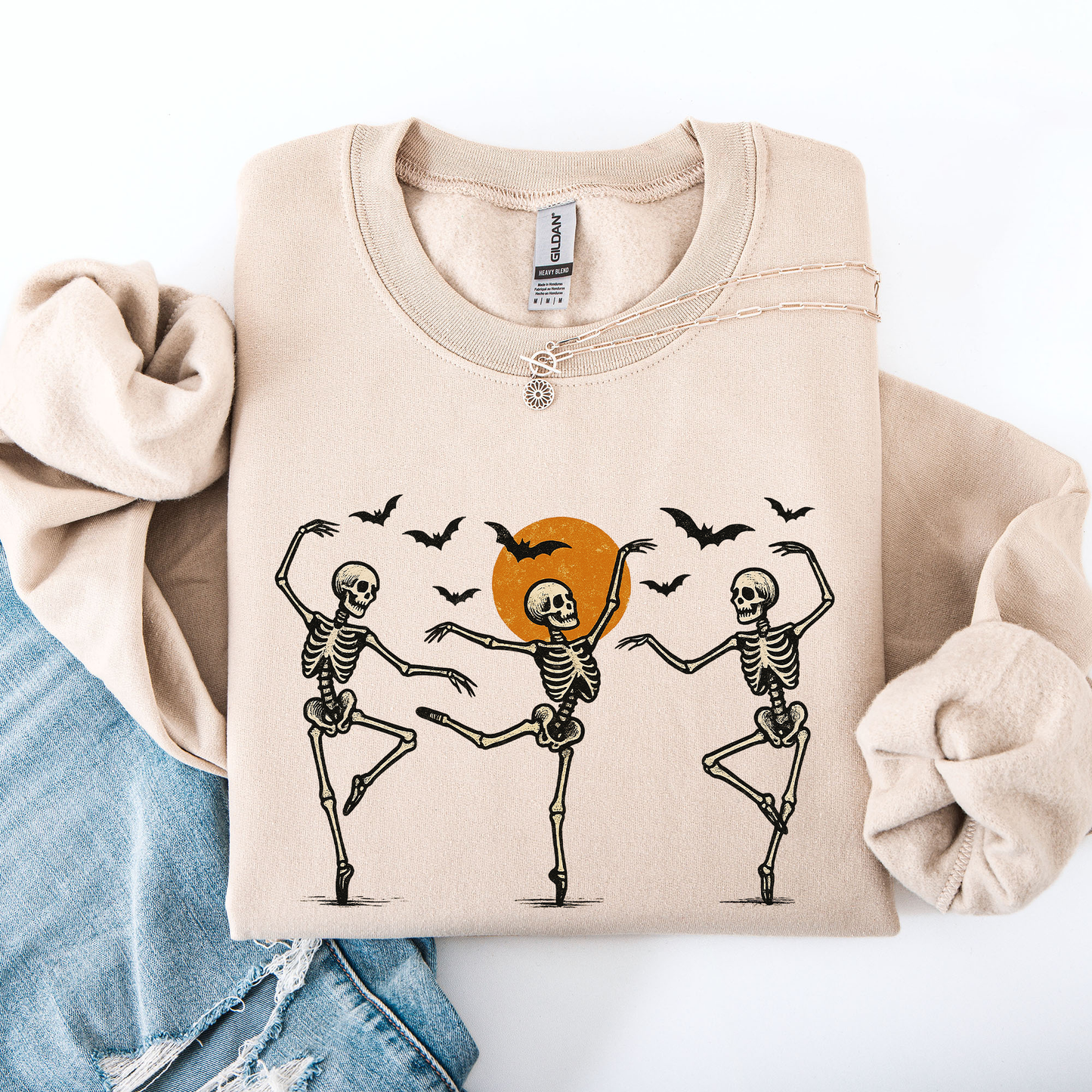 Skeleton Dancers, Halloween, Cute Sweatshirt