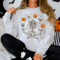 Skeleton, Juggling, Halloween, Jack o Lantern Sweatshirt