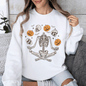 Skeleton, Juggling, Halloween, Jack o Lantern Sweatshirt
