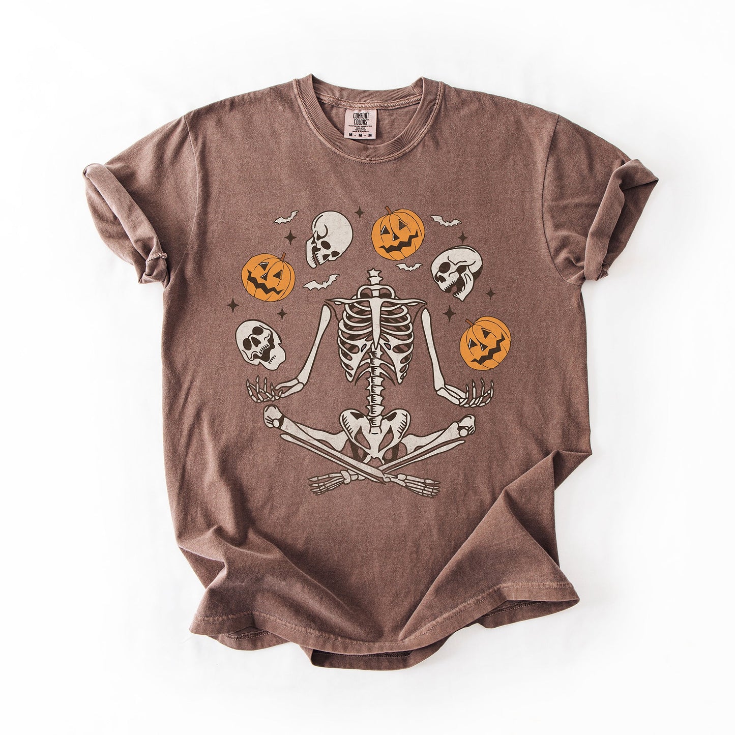 Skeleton, Juggling, Halloween, Jack o Lantern, Comfort Colors T-Shirt