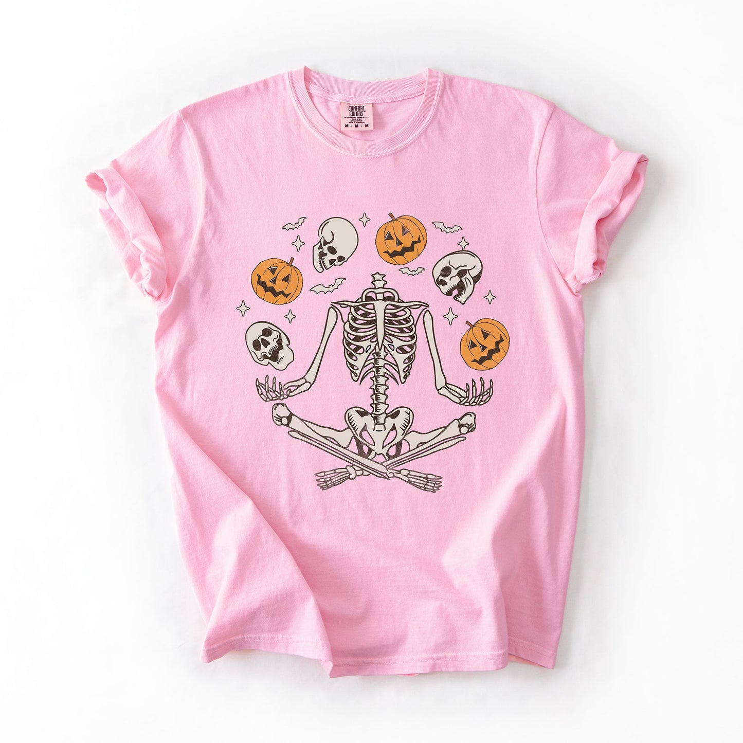 Skeleton, Juggling, Halloween, Jack o Lantern, Comfort Colors T-Shirt