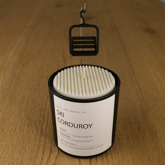 Ski Corduroy Candle